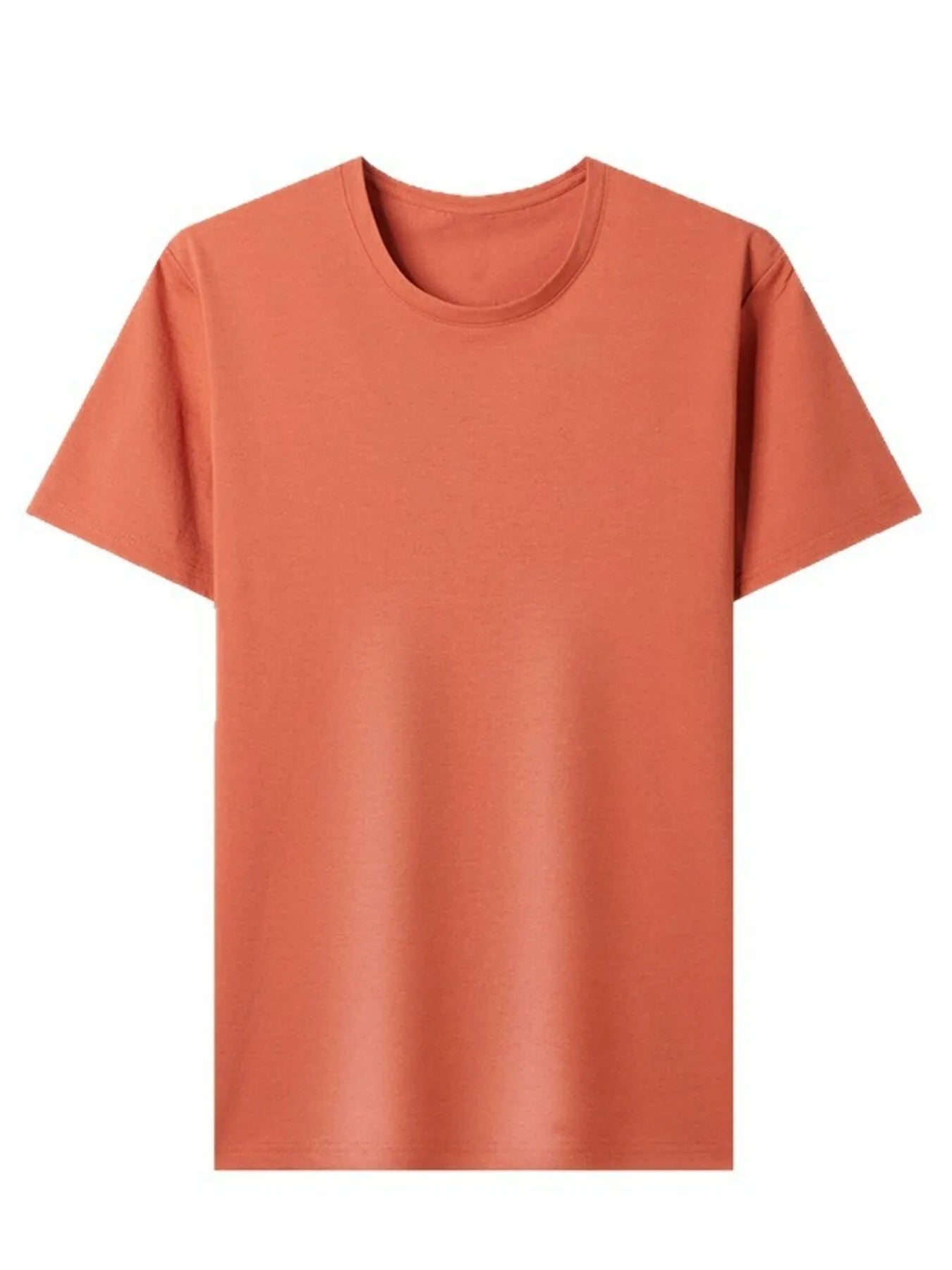 Men's Plus Size Round Neck Short Sleeve T-Shirt