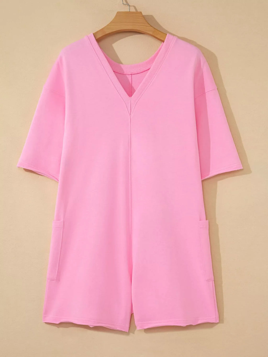 Casual Loose Half Sleeve Romper
