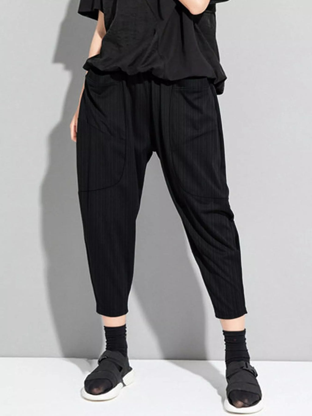 Plus Size Loose Fit Harem Pants
