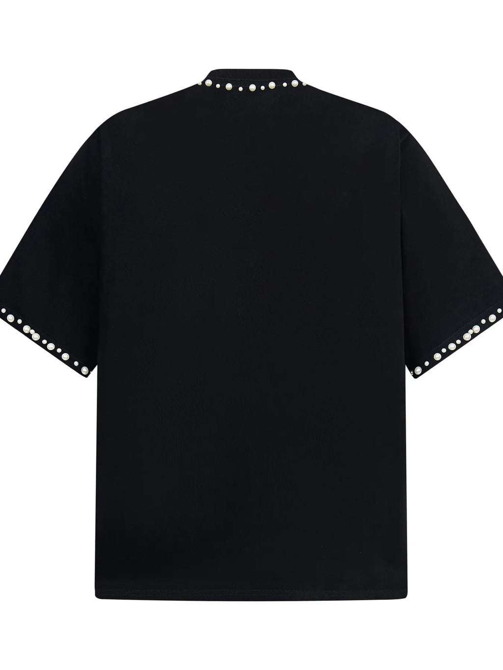 Men's Pearl Detail Round Neck T-Shirt