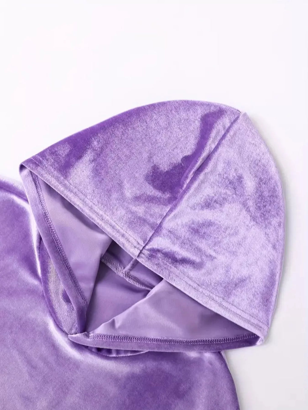 Full Size Velvet Hoodie and Pants Set Plus Size
