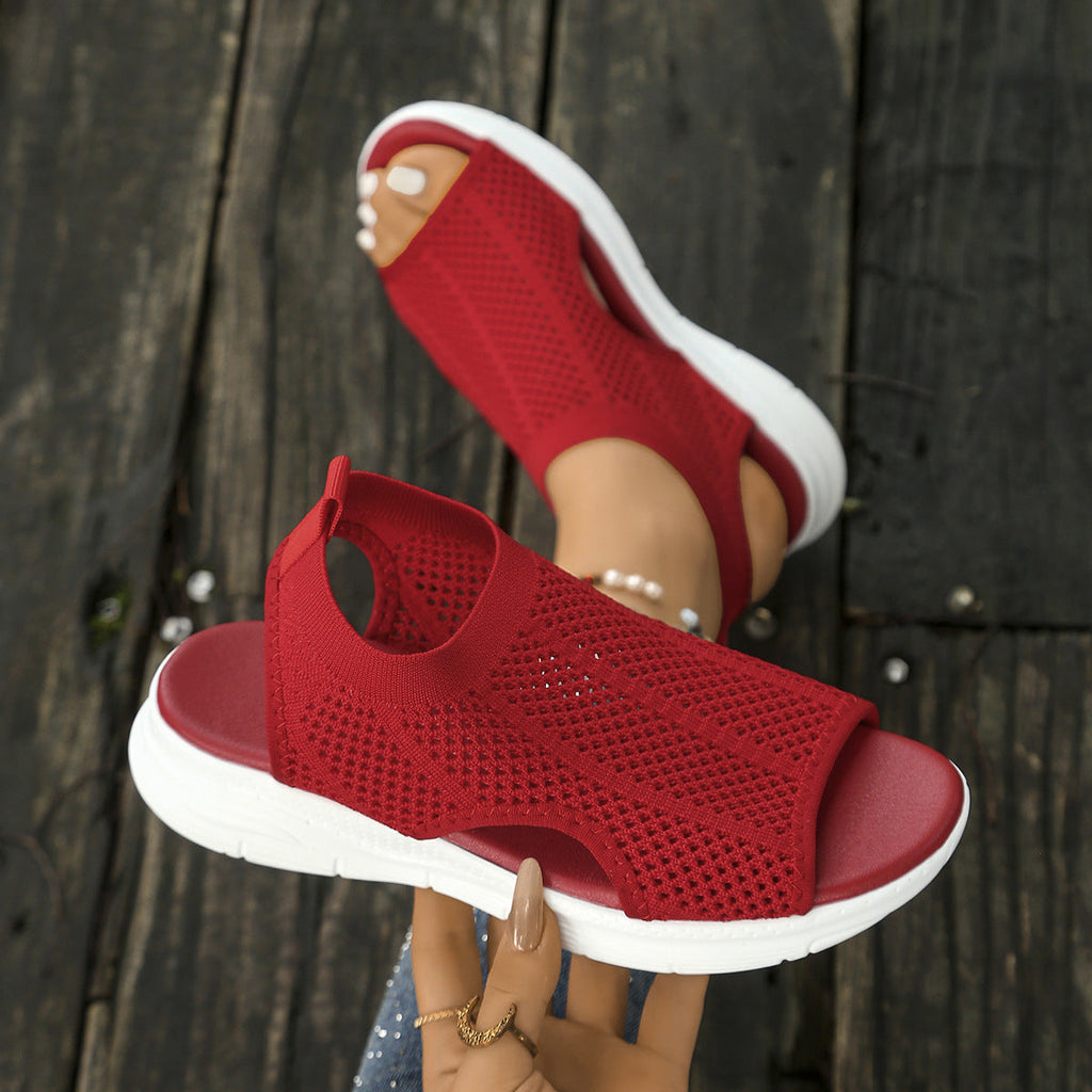Breathable Mesh Open Toe Sandals