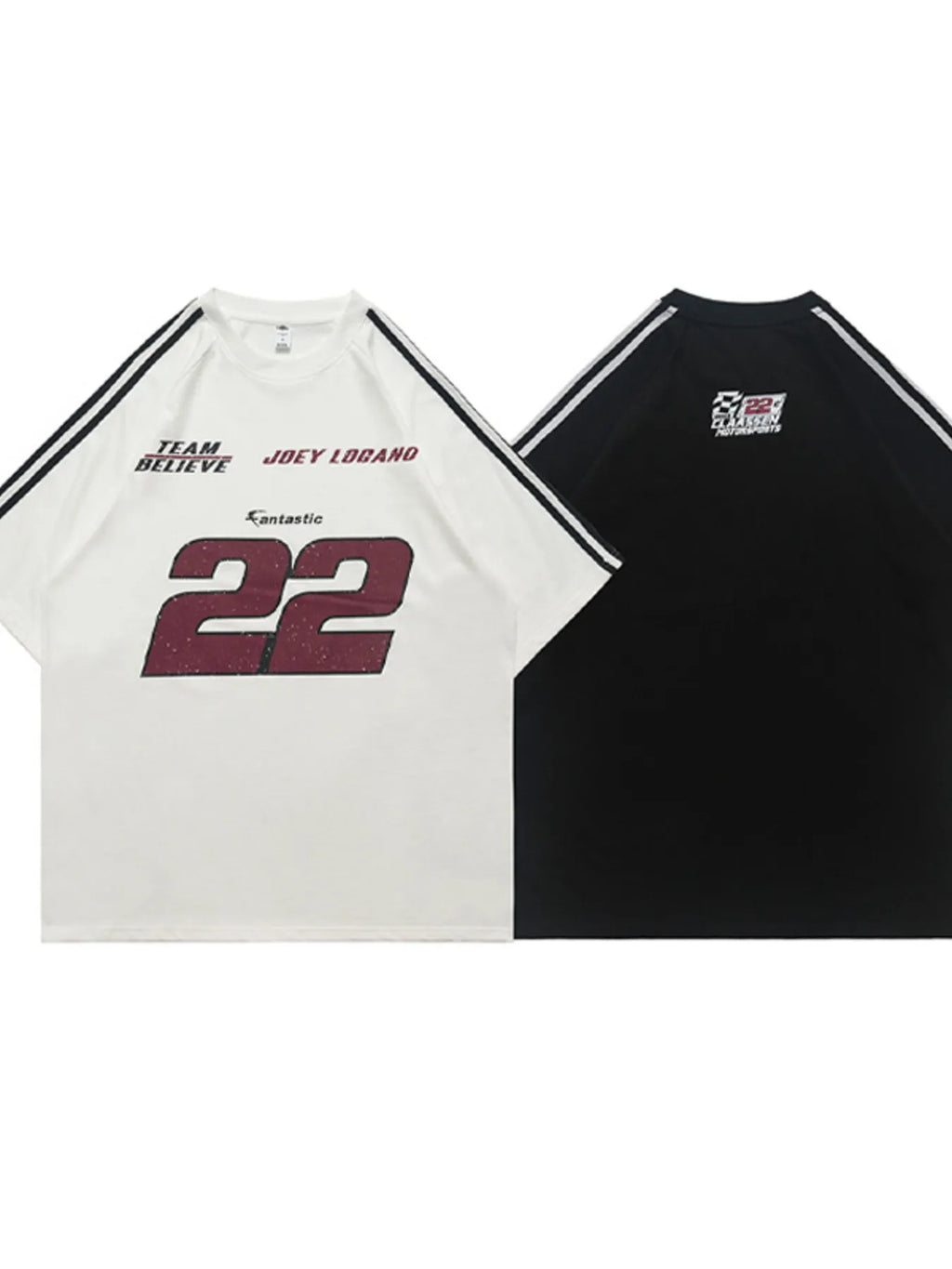 Men's Number Round Neck Short Sleeve T-Shirt