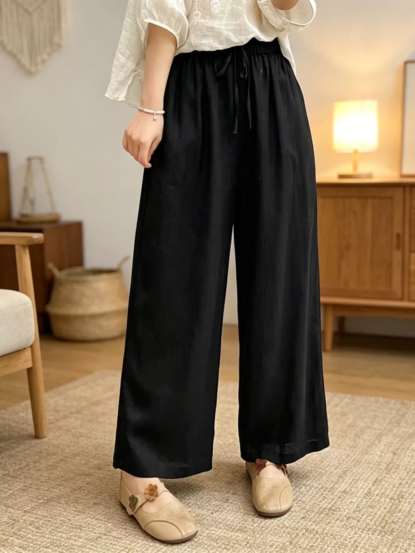 Casual Wide Leg Pants