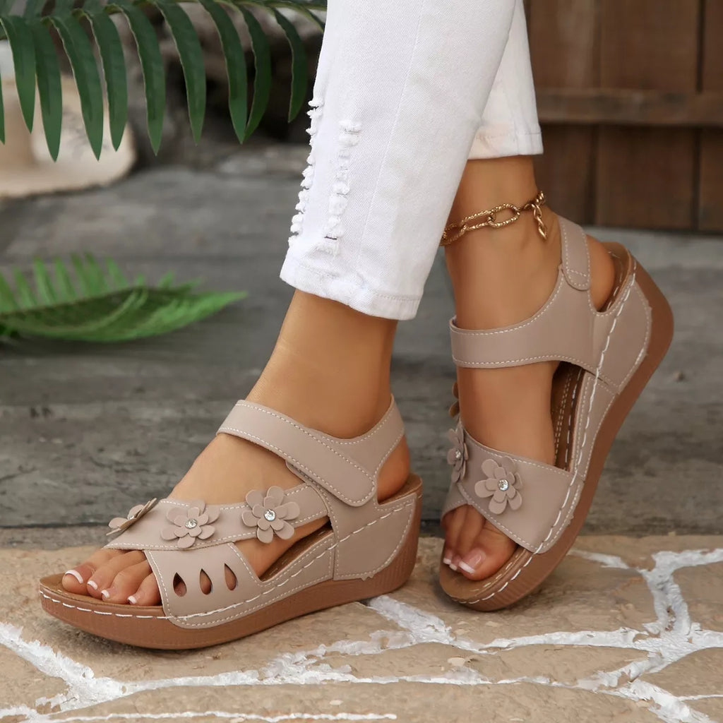 Open Toe Wedge Sandals