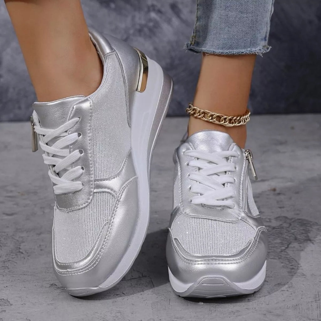 Lace Up Wedge Athletic