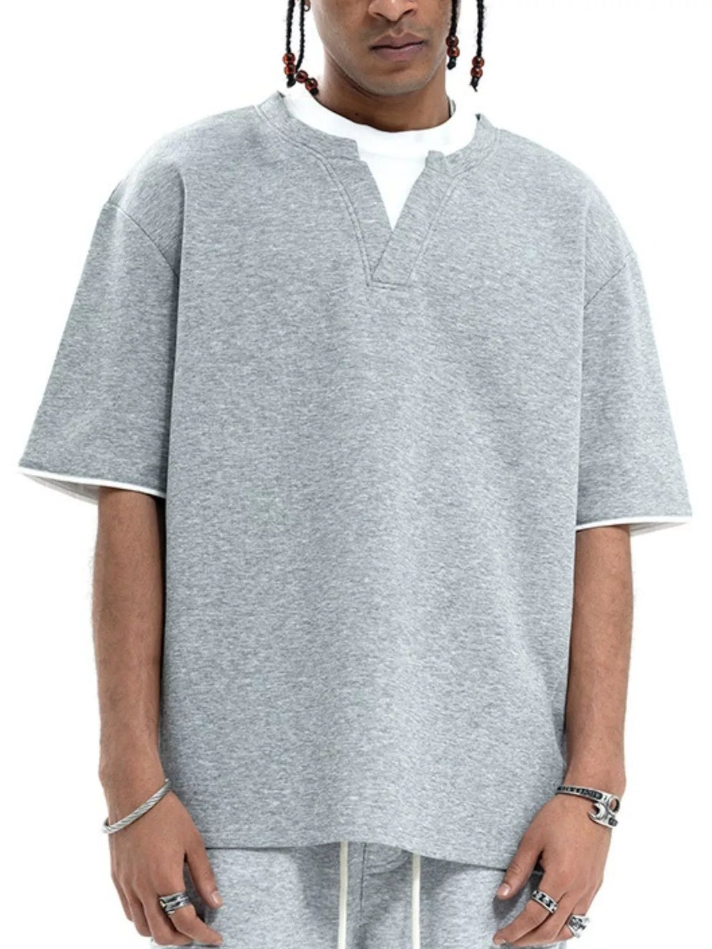 Men's Contrast Trim Short Sleeve T-Shirt