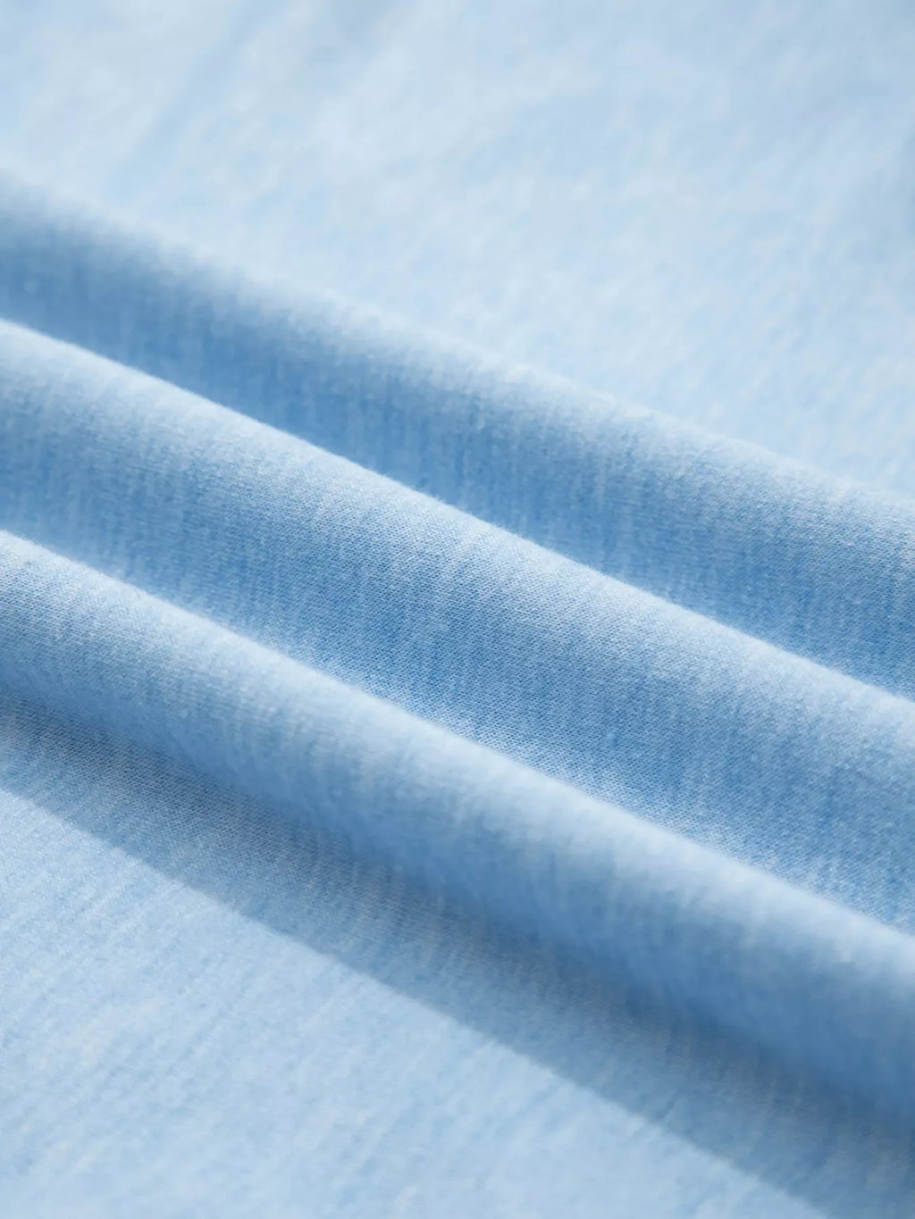 Notched Terry Long Sleeve Top