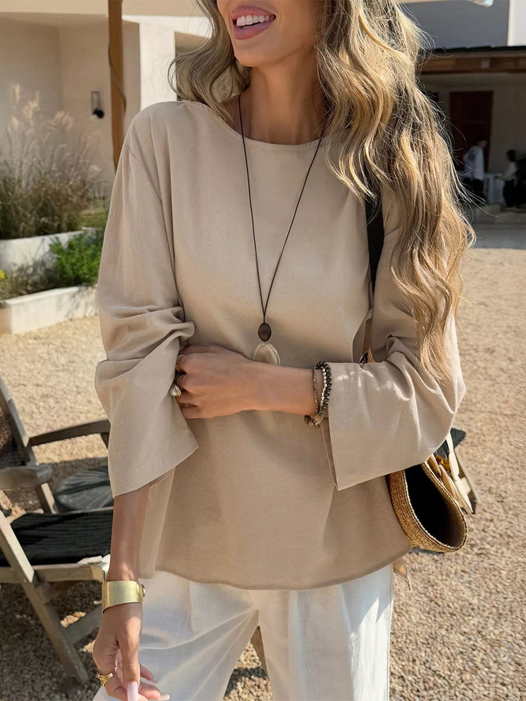 Casual Loose Long Sleeve Blouse