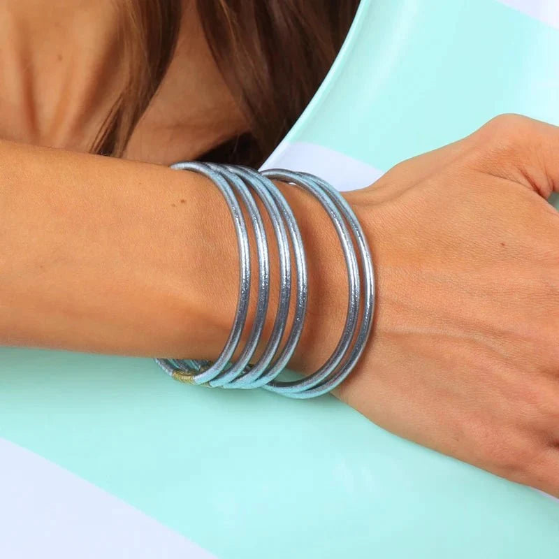 Budhagirl Celeste Lumine All Weather Bangles® (Set of 6)