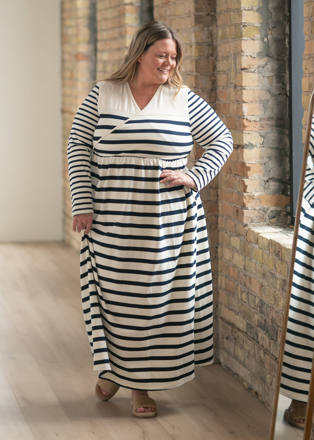 Celeste Striped Knit Maxi Dress - FINAL SALE