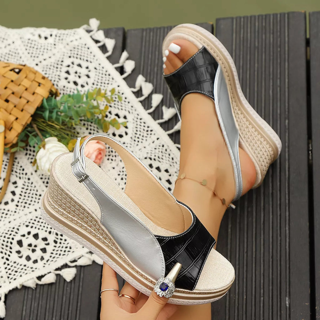 Open Toe Wedge Sandals