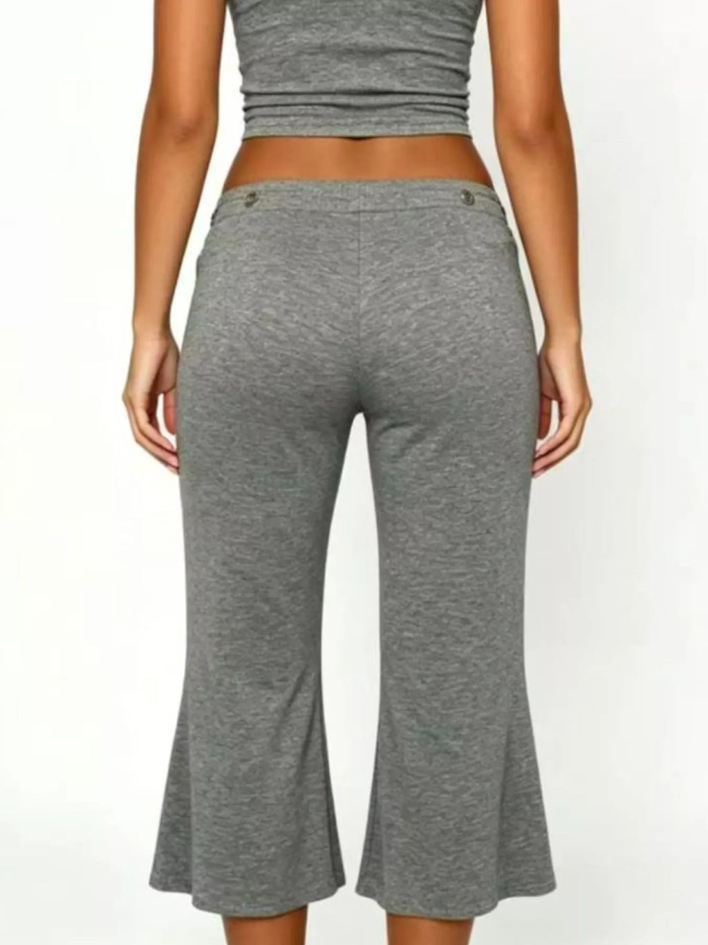 Mid Rise Capris Pants