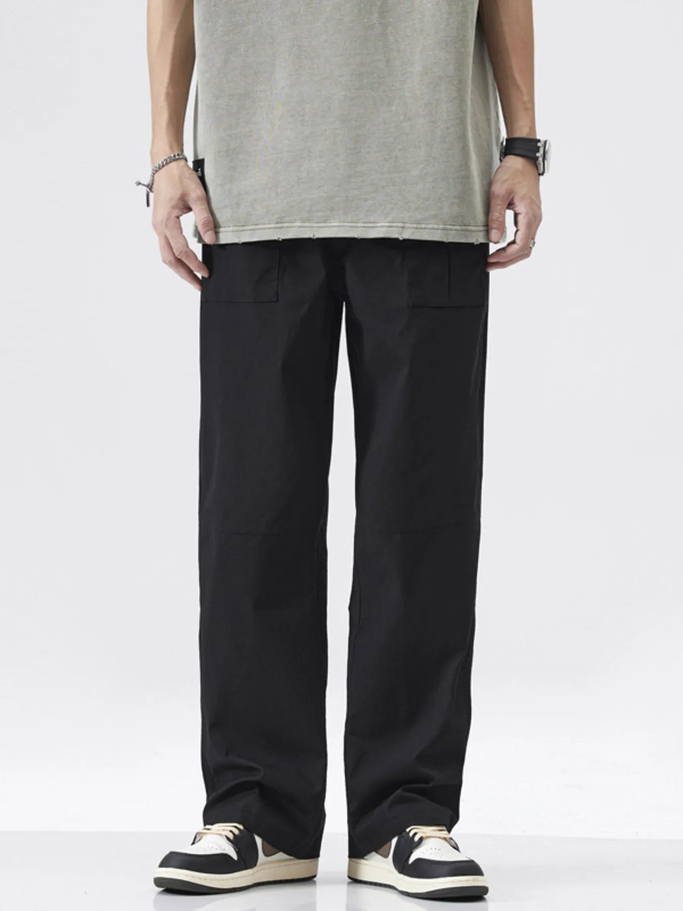 Men's Full Size Relaxed Fit Cargo Pants Plus Size