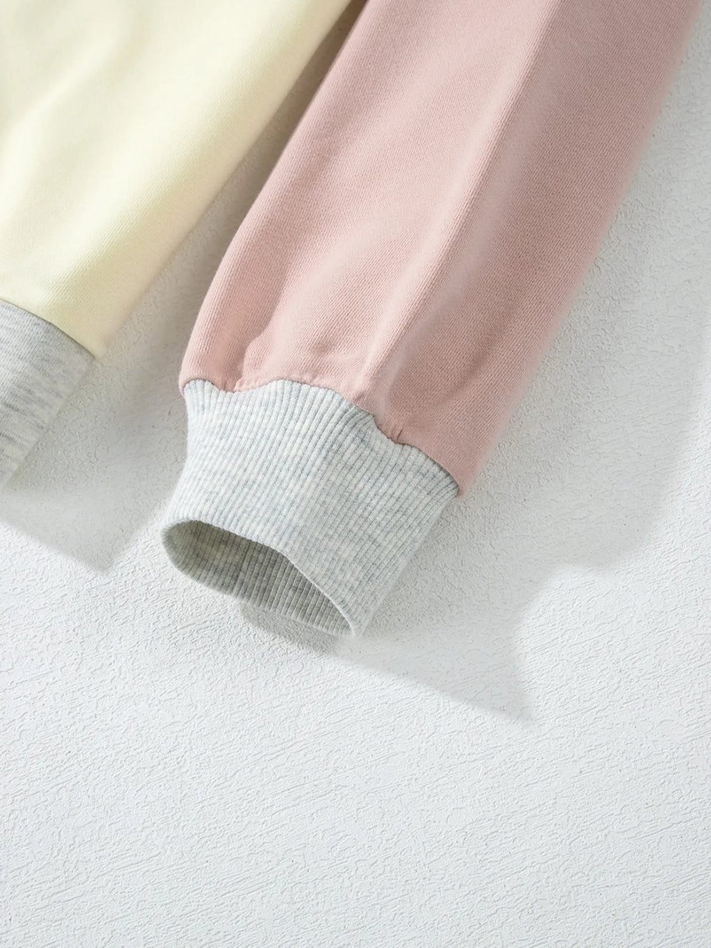 Color Block Round Neck Top and Pants Set