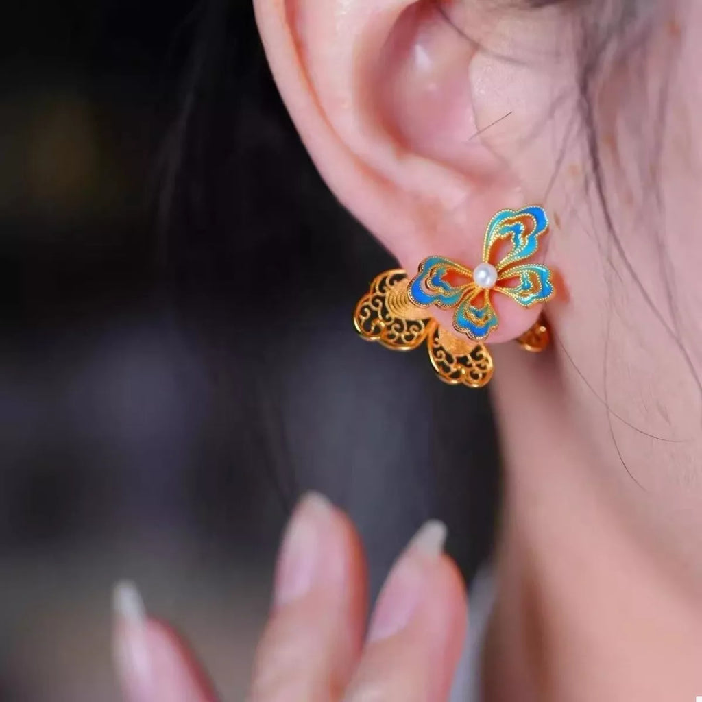 Butterfly Stud Earrings