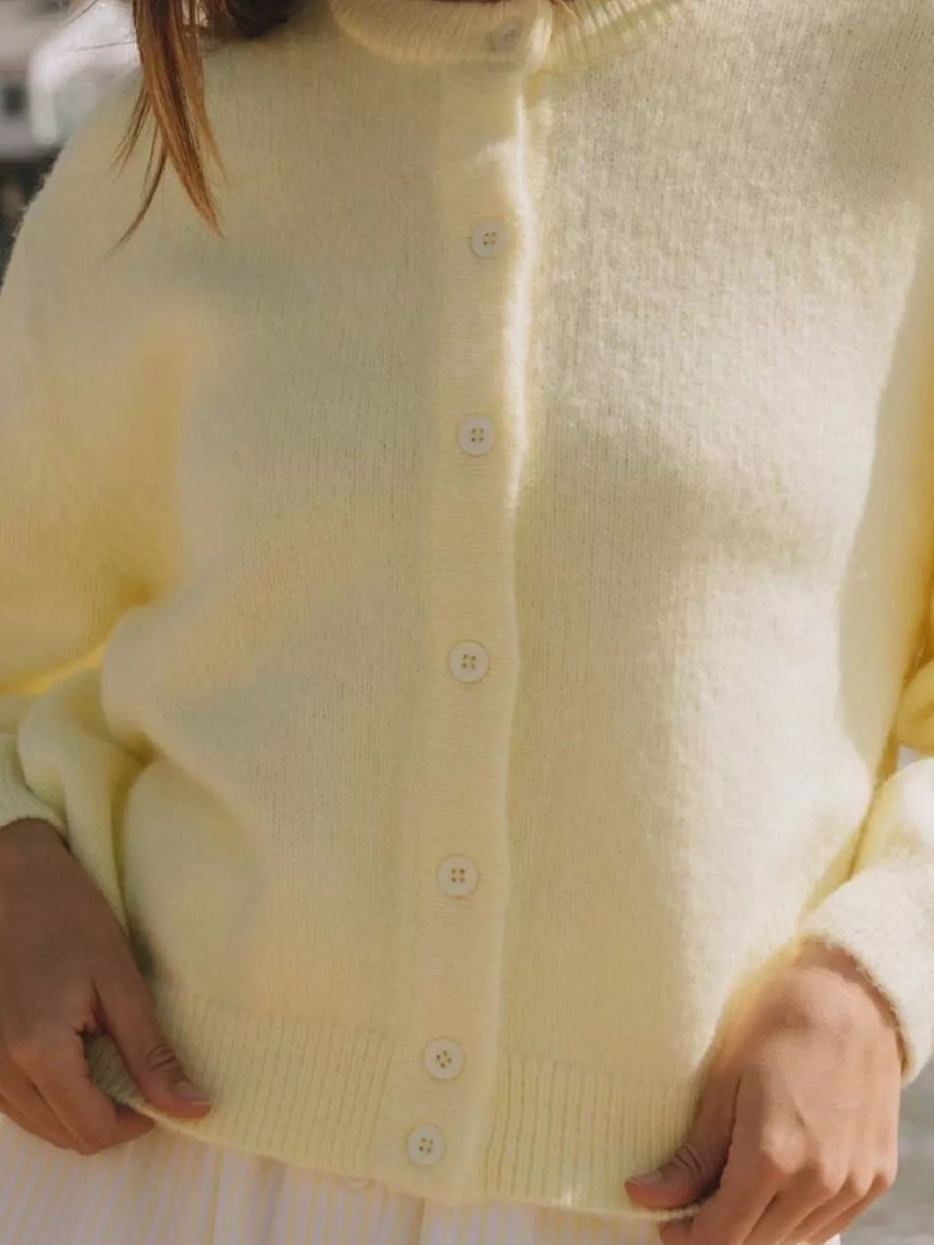 Button-Down Knit Cardigan