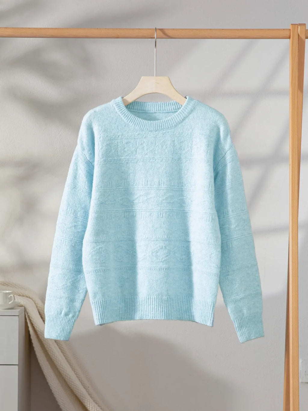 Round Neck Long Sleeve Sweater
