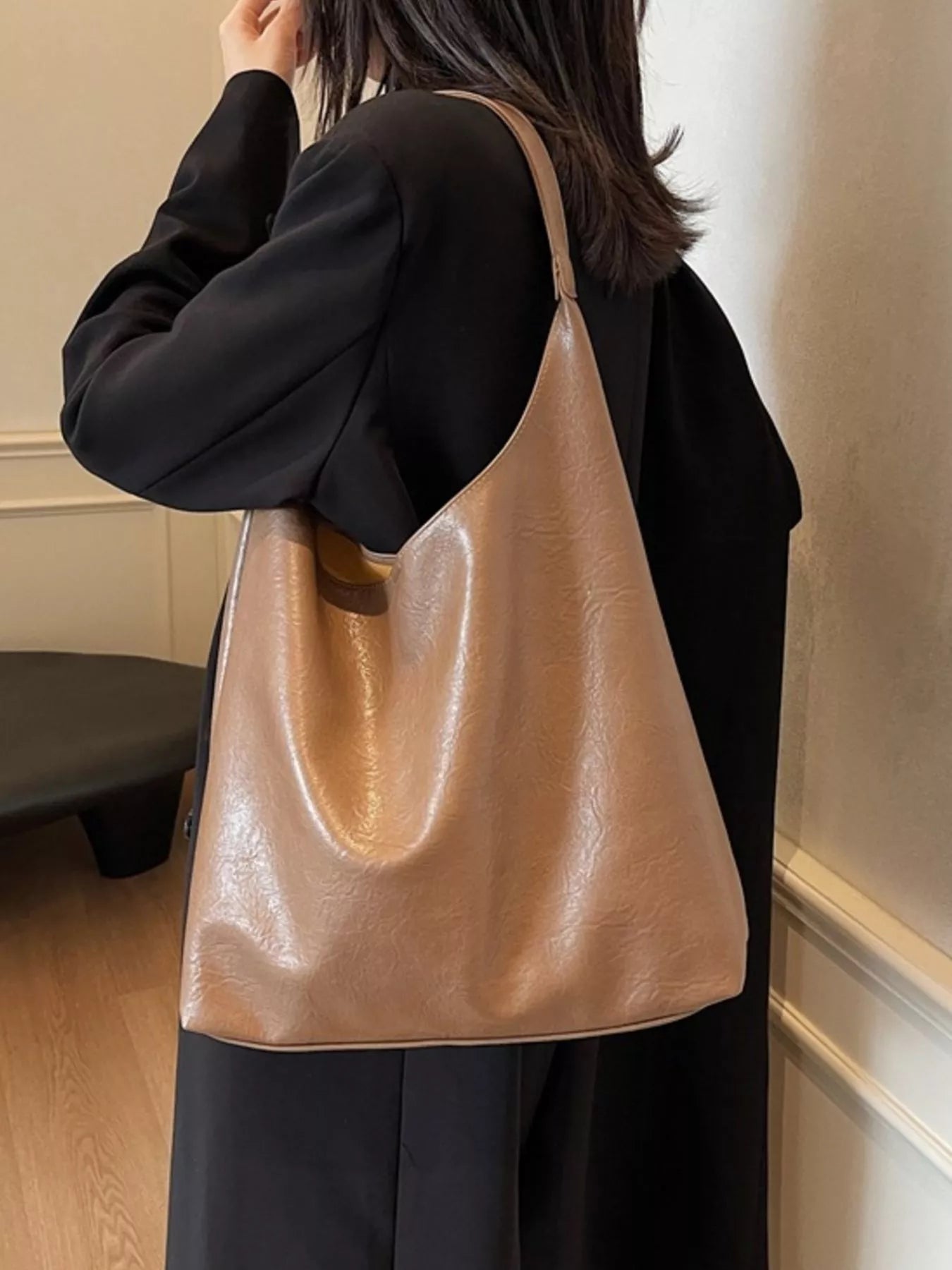 PU Leather Tote Bag