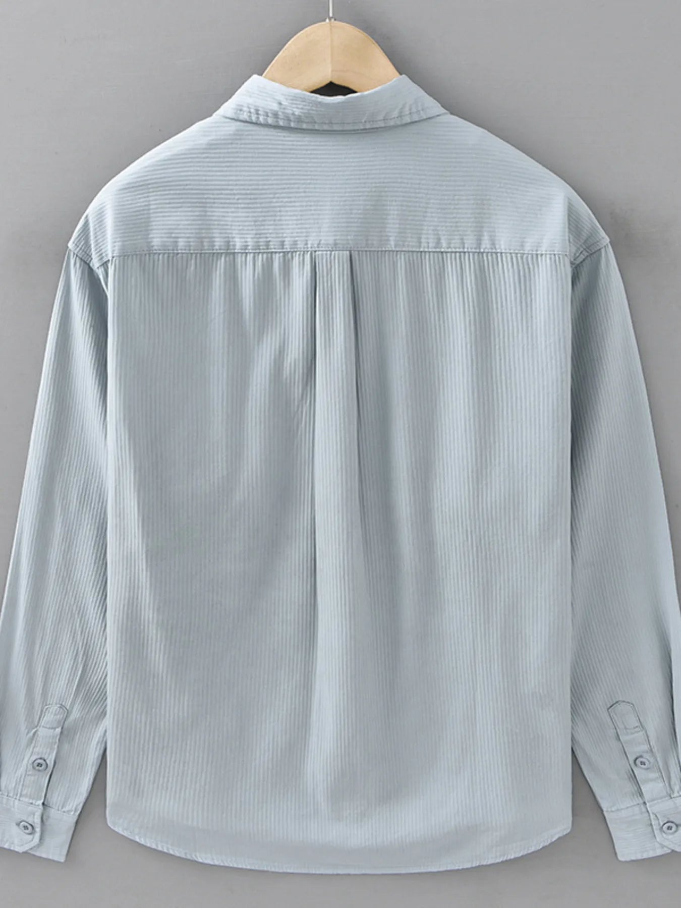 Men's Plus Size Button Up Long Sleeve Shirt
