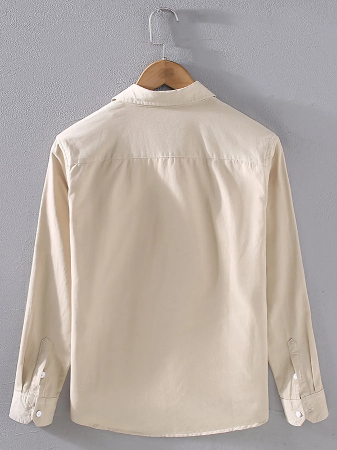 Men's Plus Size Button Up Long Sleeve Shirt