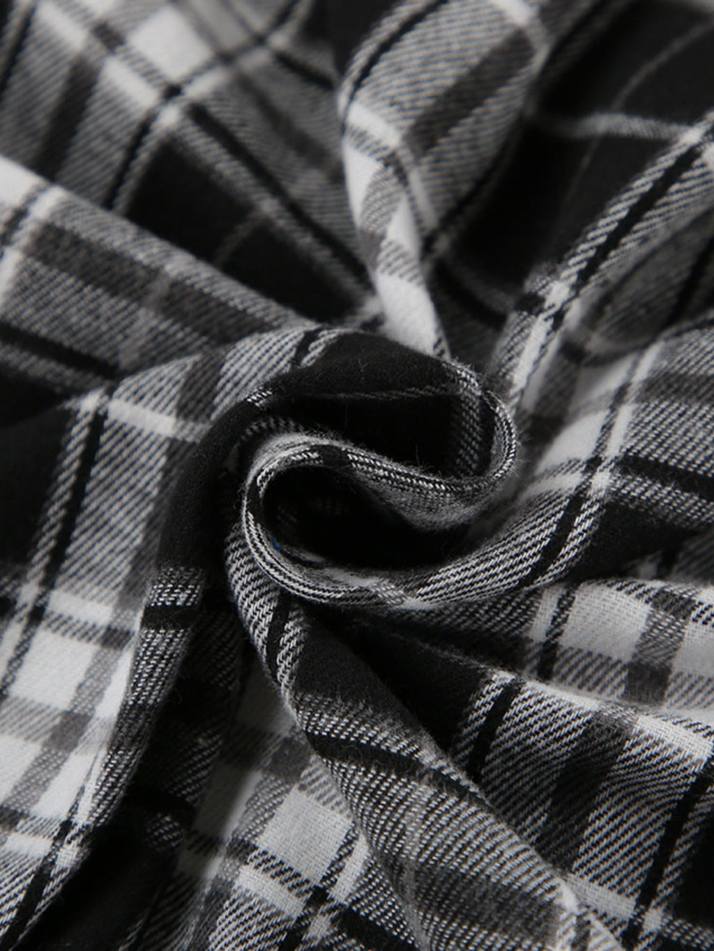 Oversized Plaid Button Up Shirt