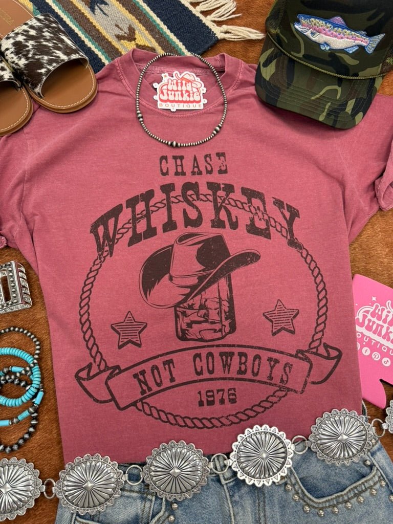 Chase Whiskey Not Cowboys Graphic Tee