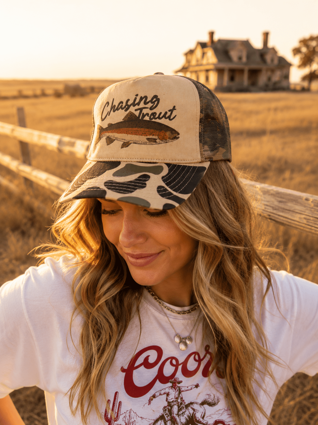 Chasing Trout Trucker Hat