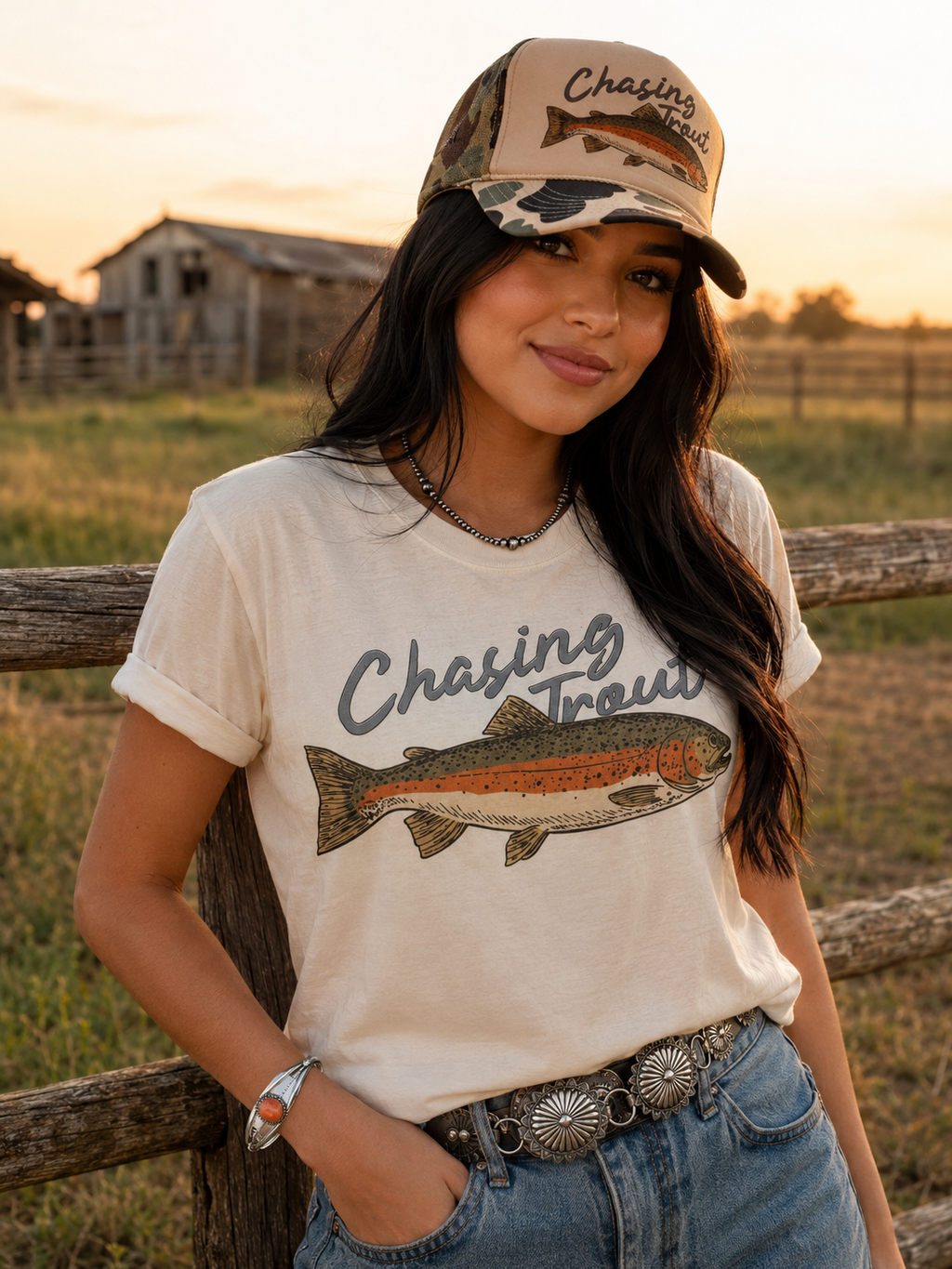 Chasing Trout Graphic Tee