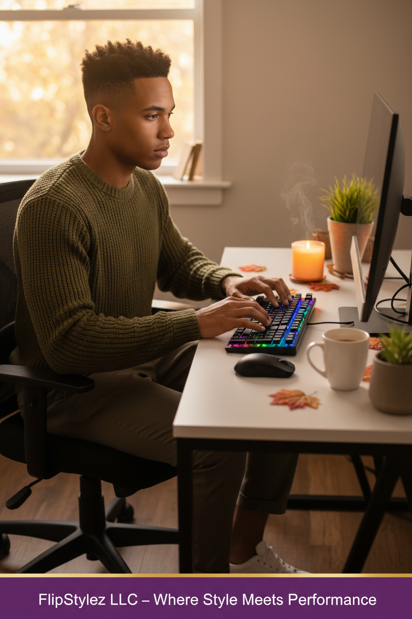 Wireless Backlit Keyboard and Mouse Combo - Rechargeable Full-Size 2.4GHz Illuminated Set for Enhanced Productivity