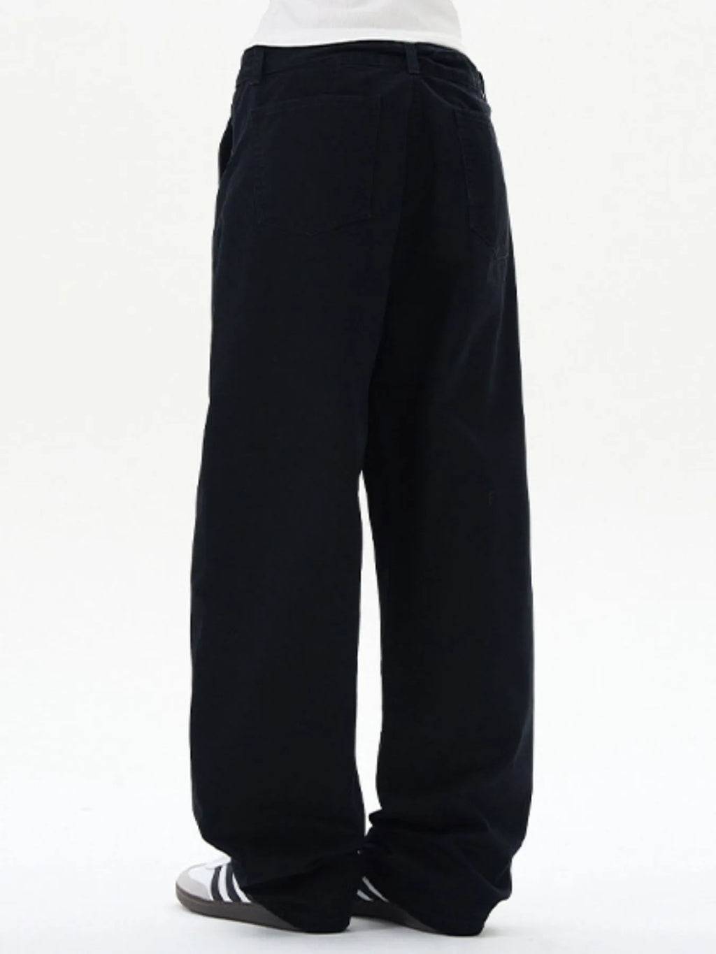 Men's Full Size Washed Wide Leg Cargo Pants Plus Size