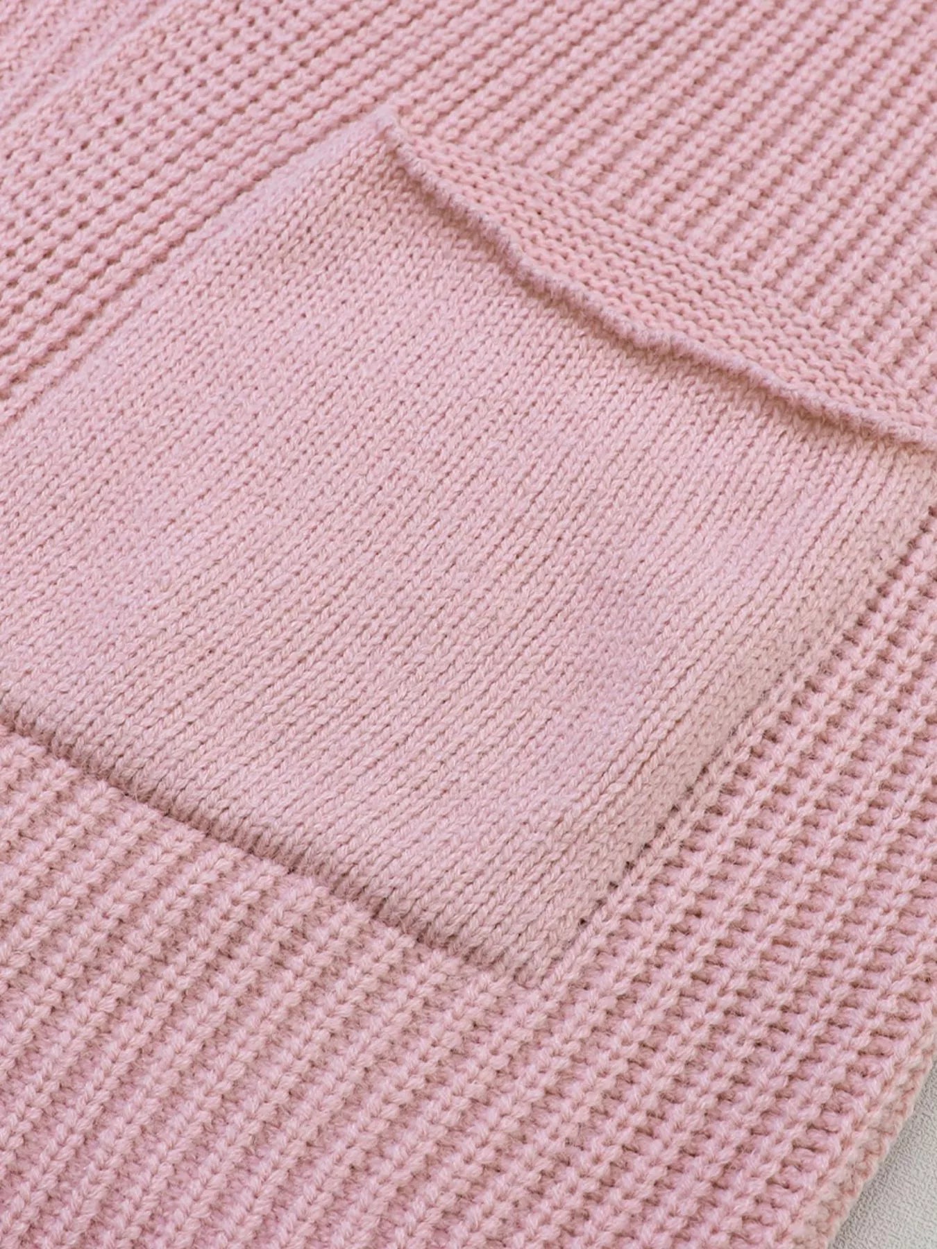 Chunky Knit Open Front Cardigan