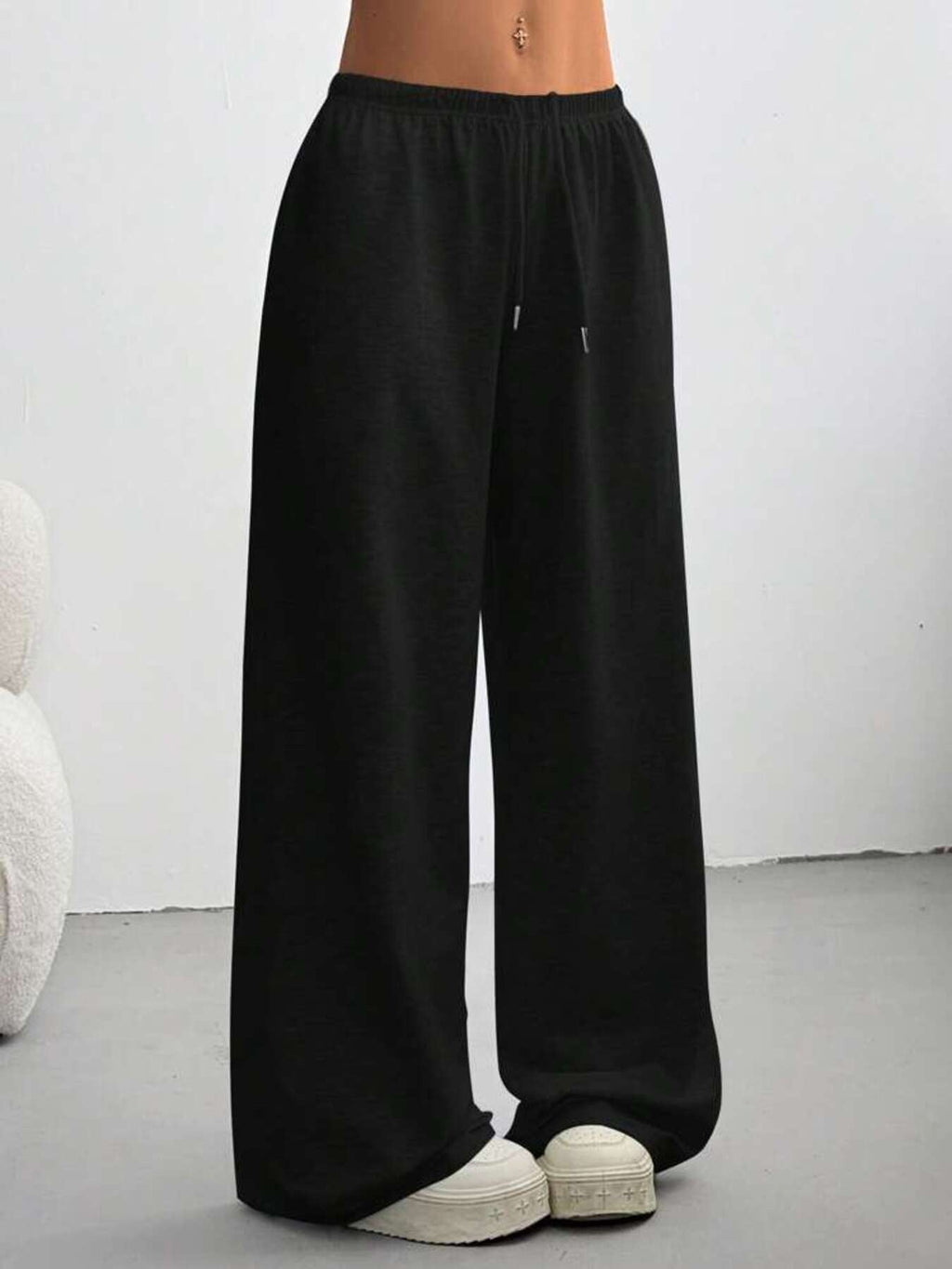 Relaxed Fit Drawstring Pants