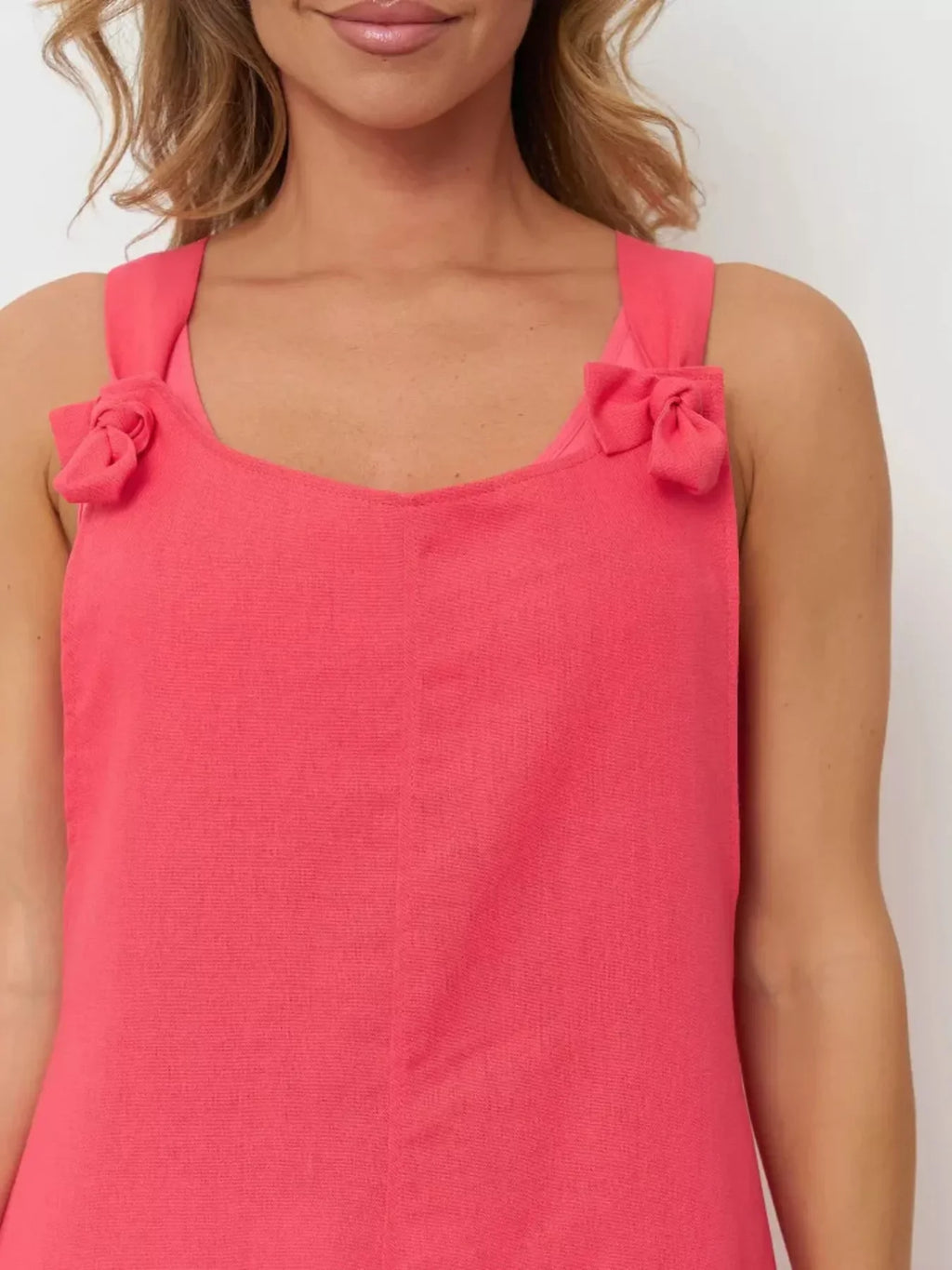 Sleeveless Tie-Strap Romper