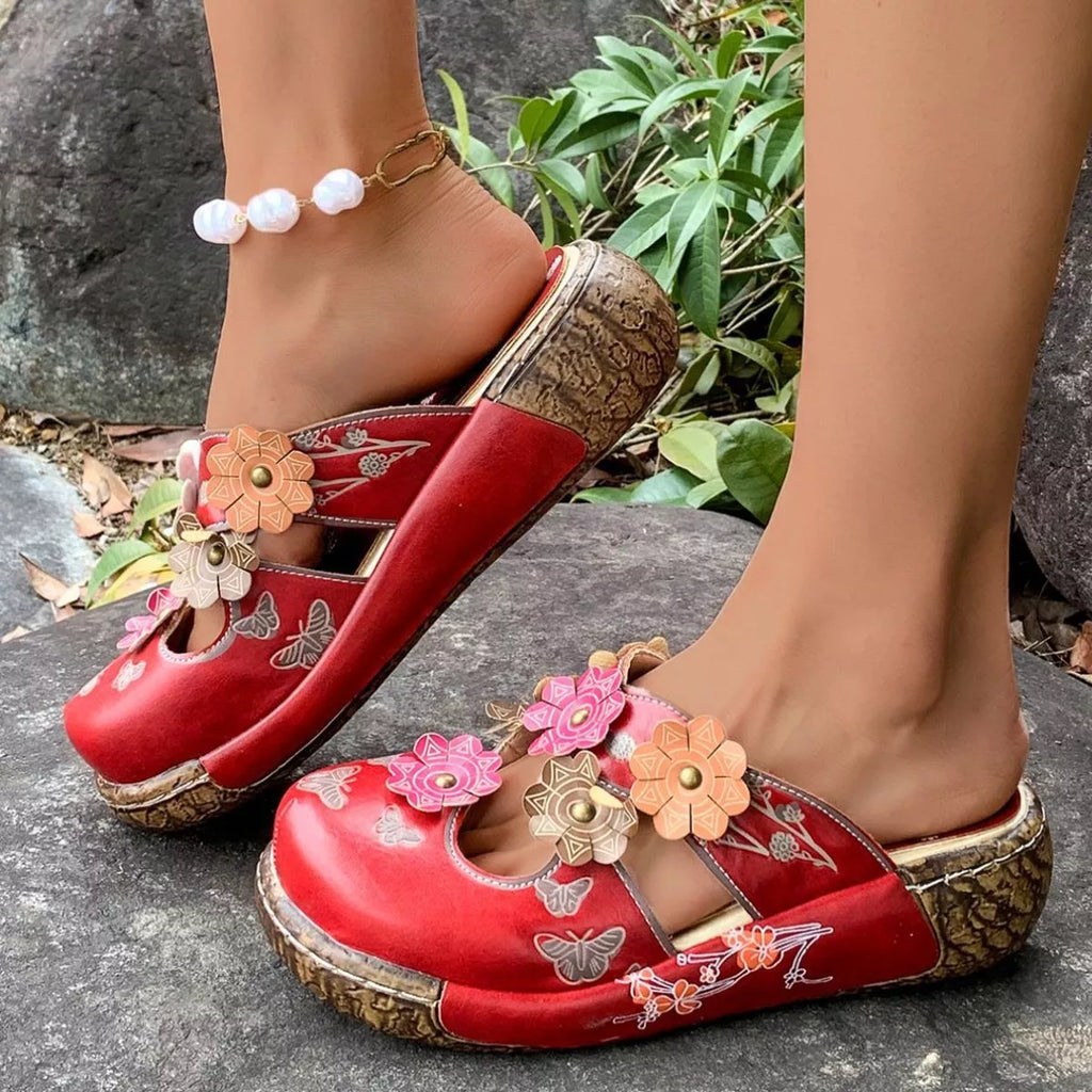 Round Toe Platform Sandals