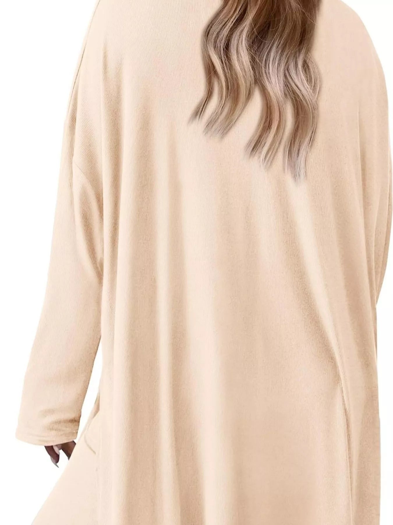 Casual Loose Long Sleeve Top and Wide Leg Pants Set