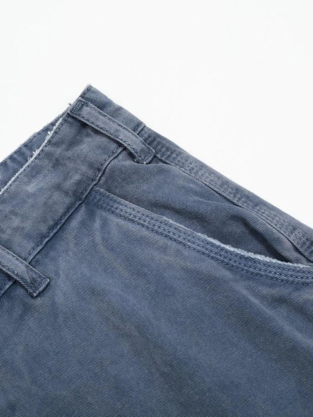 Men's Wide-Leg Cargo Jeans with Side Pockets
