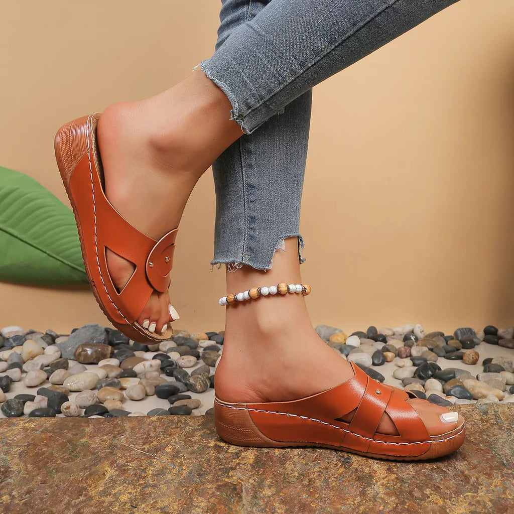 Open Toe Wedge Sandals