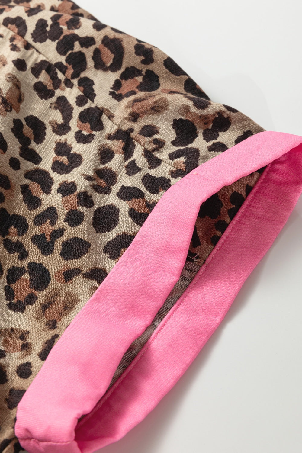 Leopard Print Short Sleeve Shirt