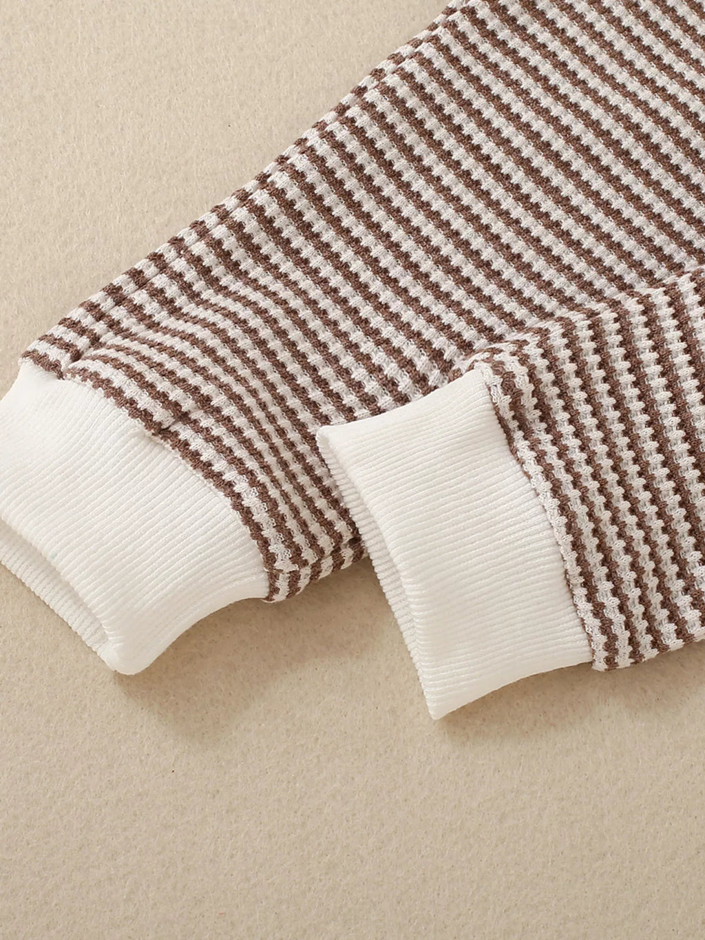 Children's Striped Long Sleeve Top and Pants Set