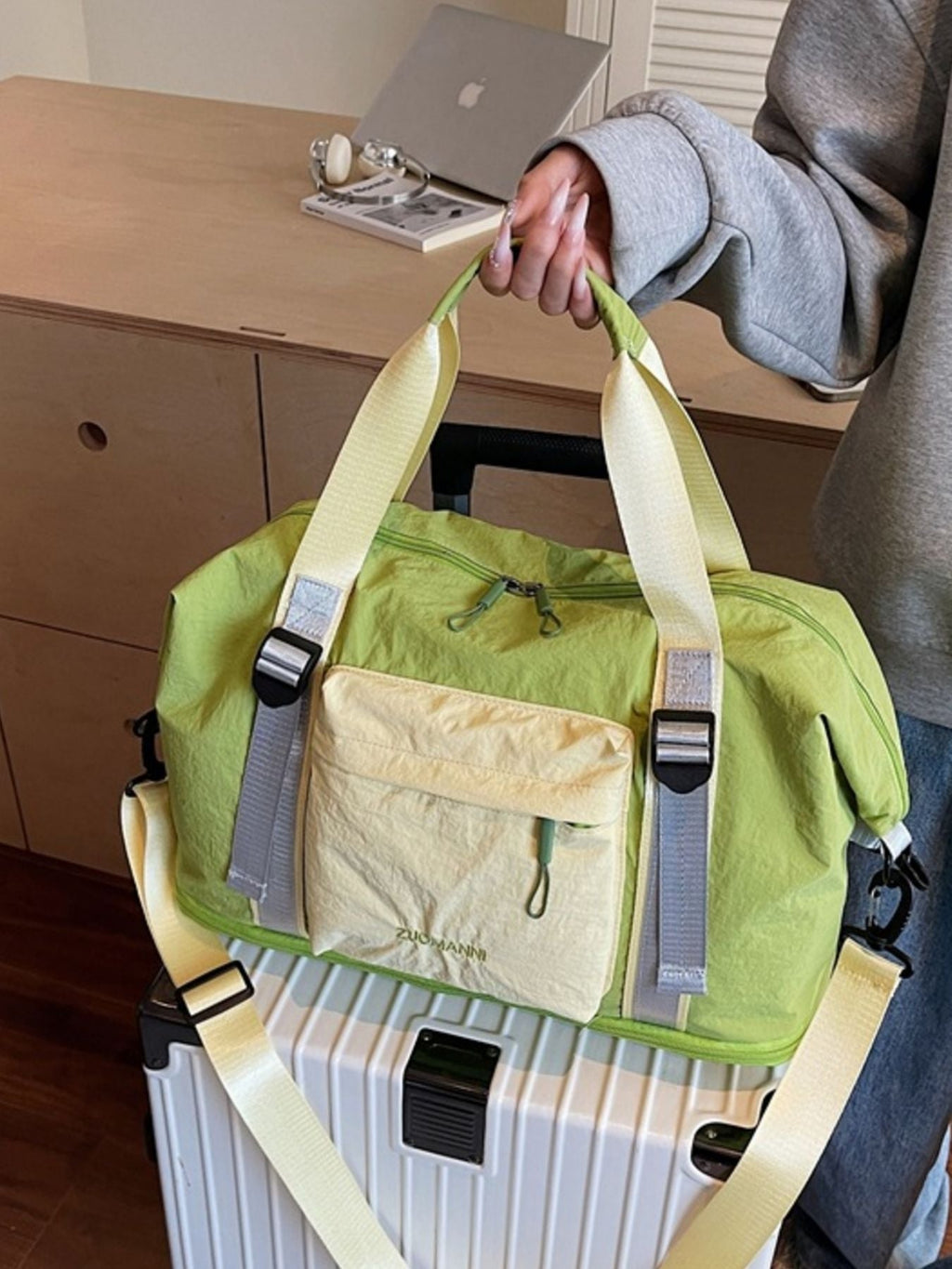 Lightweight Travel Duffel Bag with Shoulder Strap