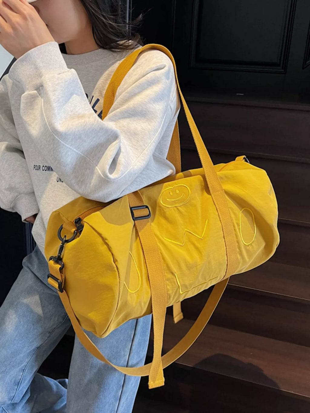 Smiley Face Duffle Bag