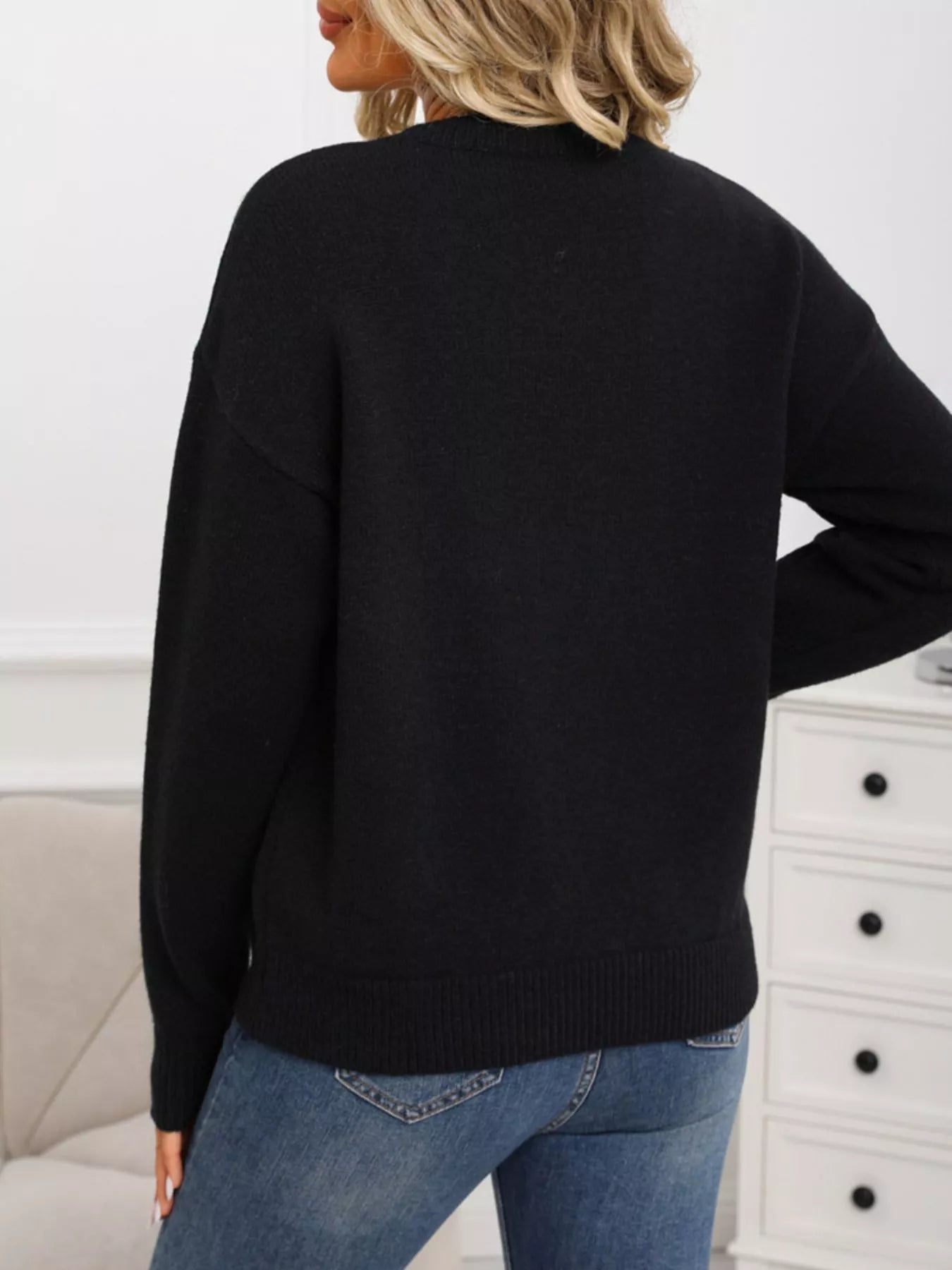 Cherry Round Neck Sweater