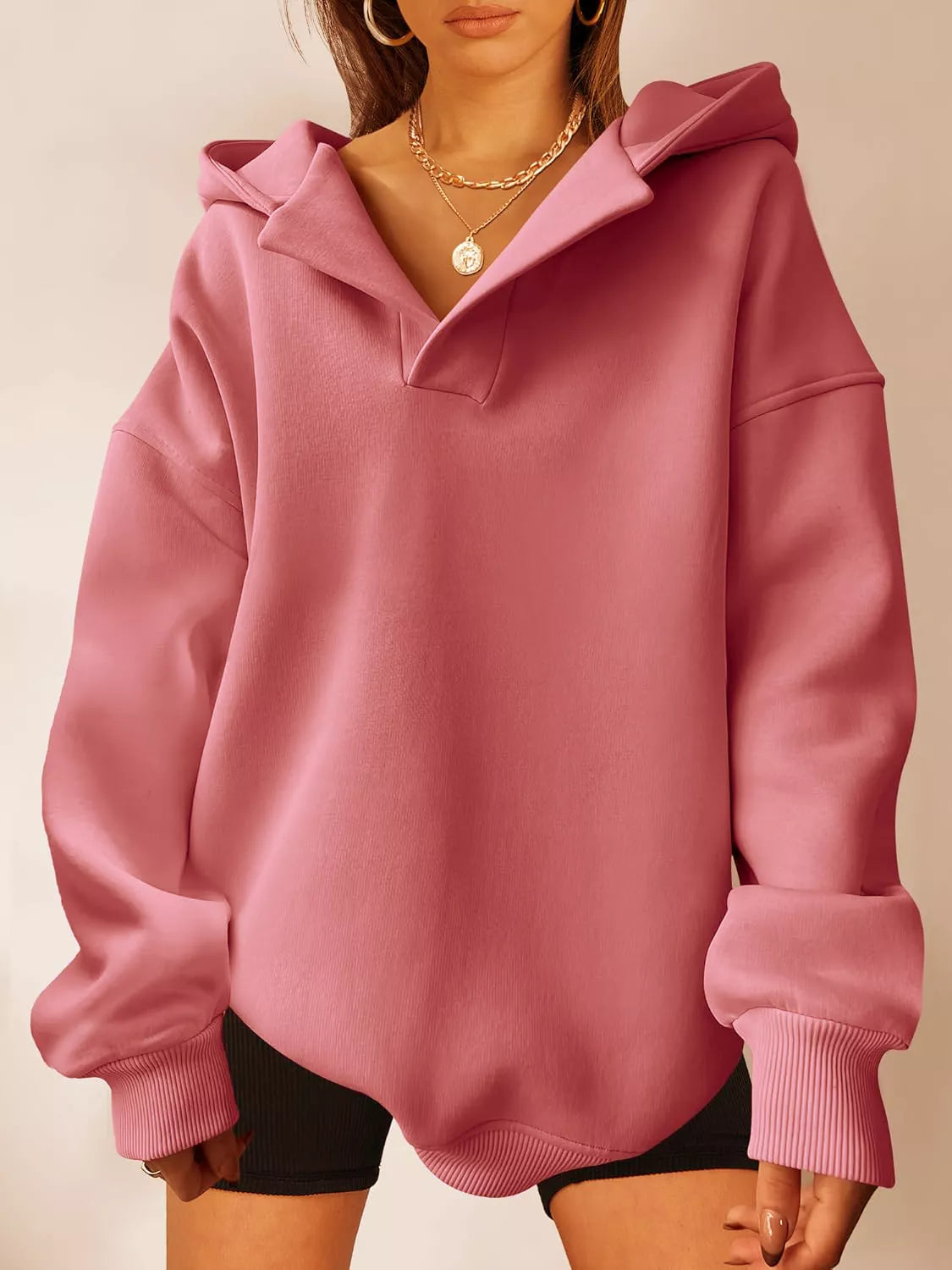 Dropped Shoulder Long Sleeve Sweatshirt