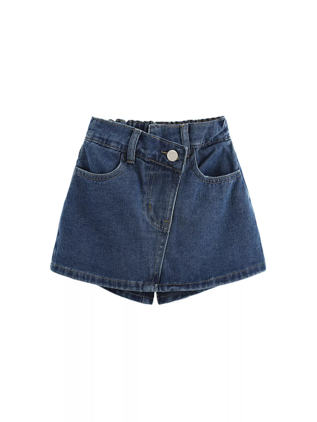 Children's Asymmetrical Denim Skort
