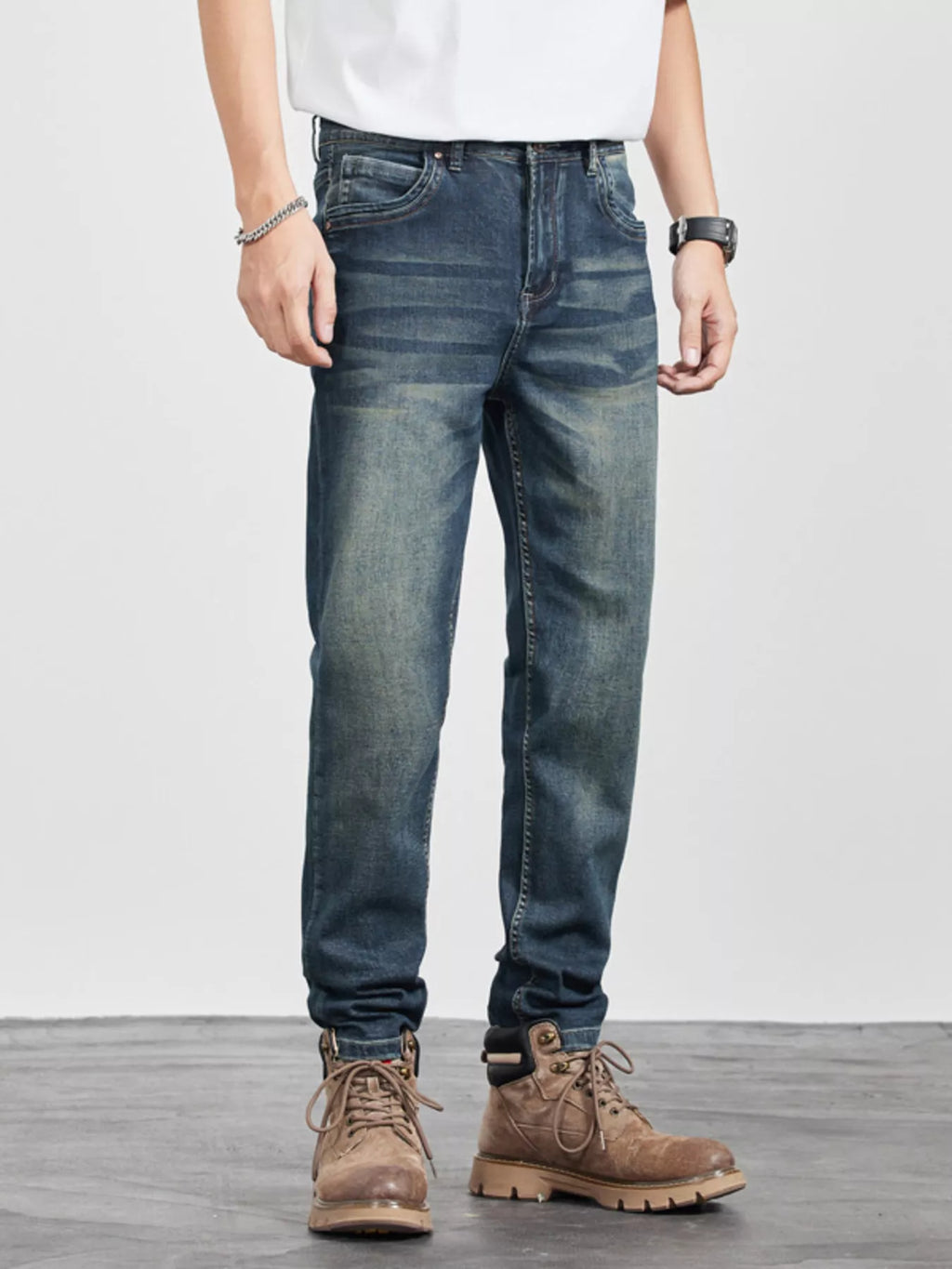 Men's Wash Slim Fit Jeans