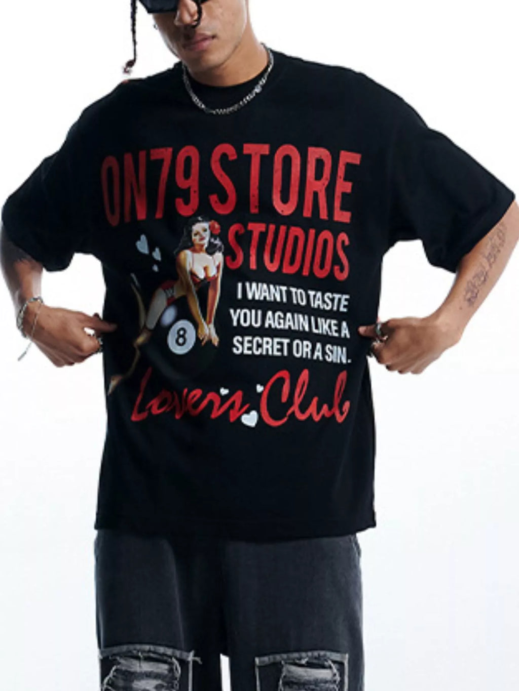 Men's Graphic Round Neck Short Sleeve T-Shirt