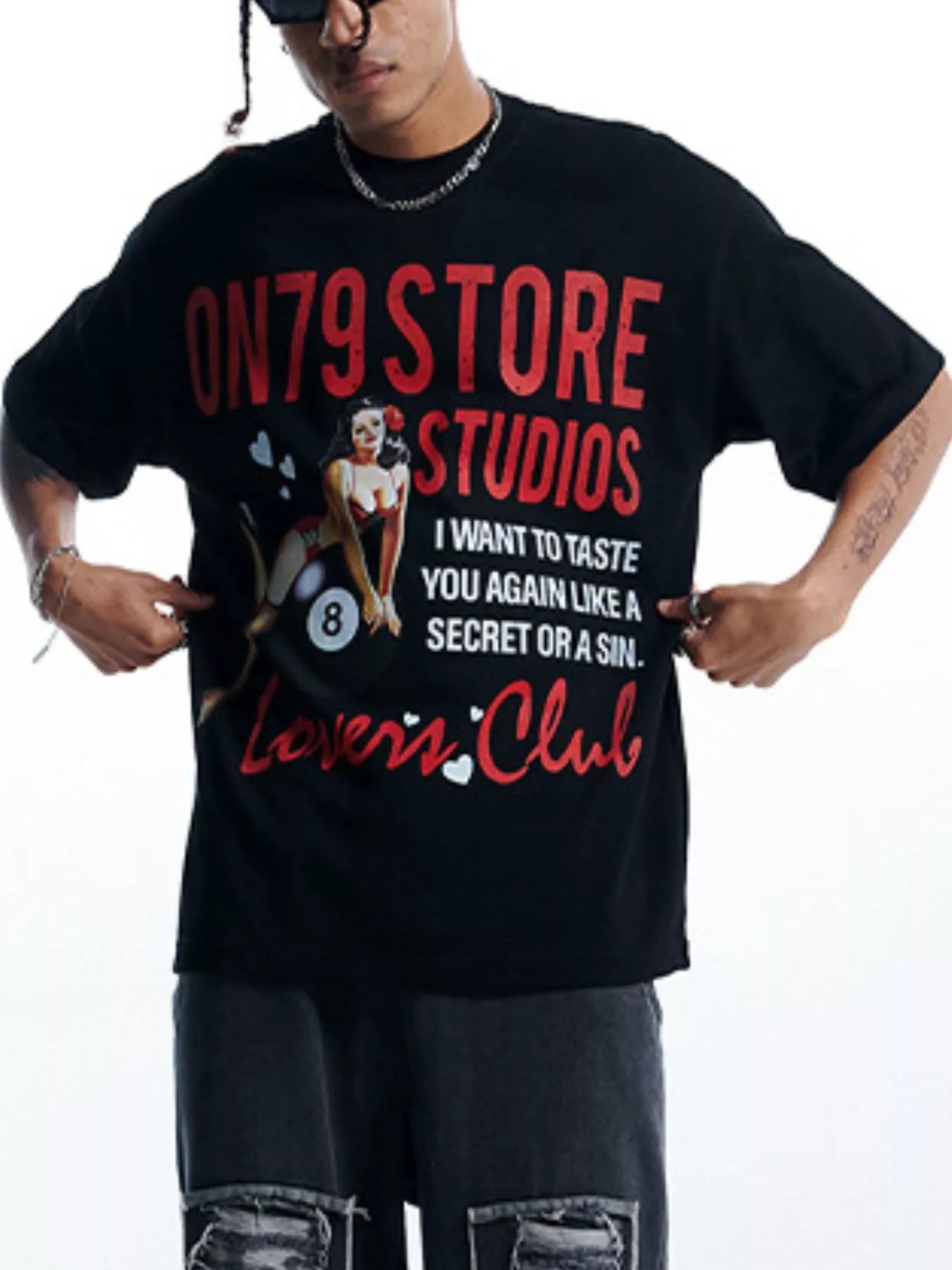 Men's Graphic Round Neck Short Sleeve T-Shirt