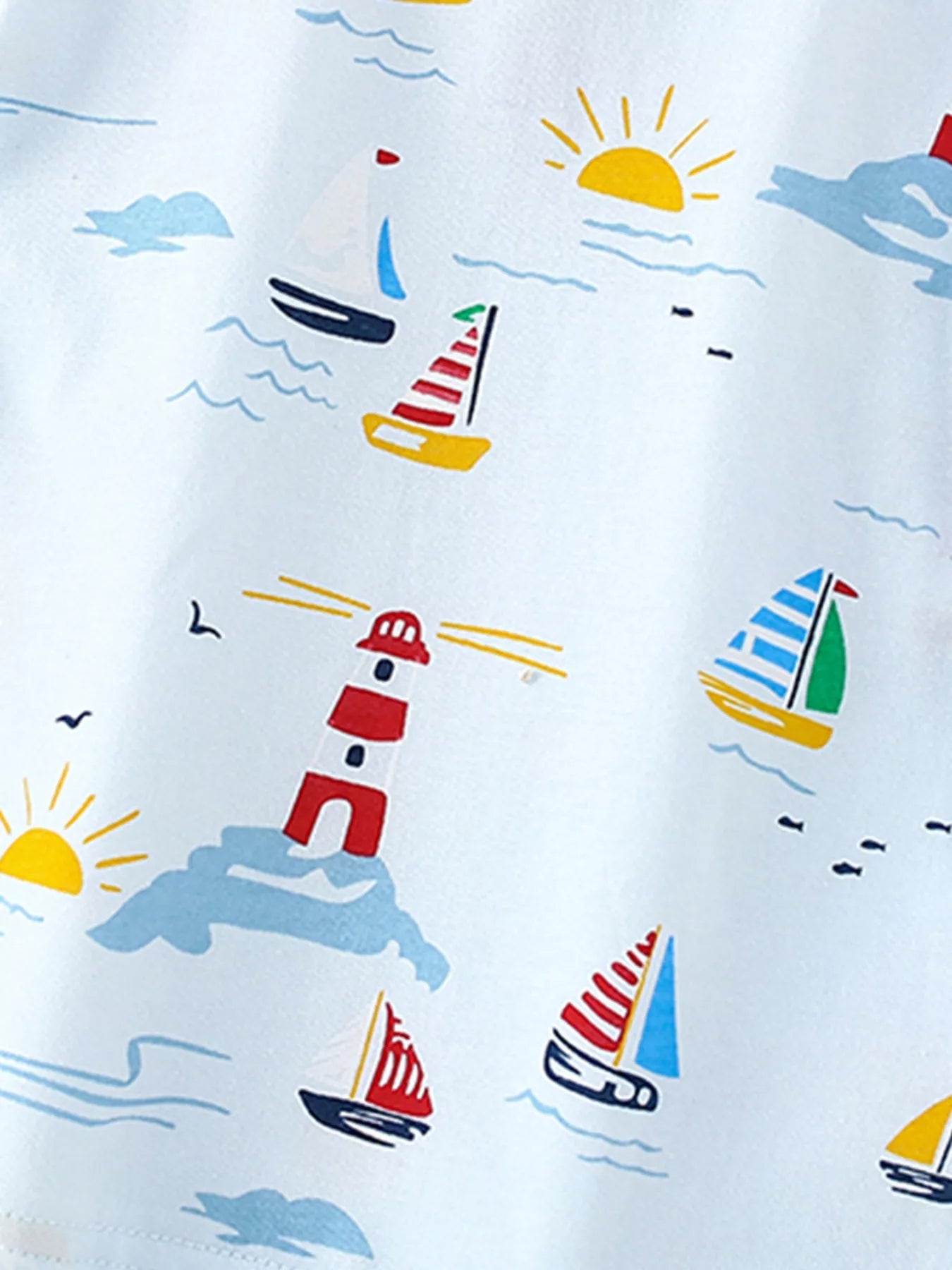 Children's Nautical Print T-Shirt and Shorts Set