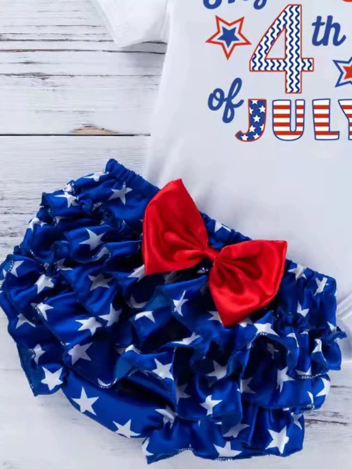 Children's Little Miss America Patriotic Outfit Set